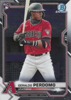 Geraldo Perdomo 2021 Bowman Chrome Baseball #98 Sports Card