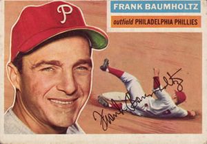 Frank Baumholtz 1956 Topps #274