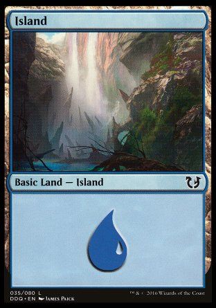 Island (Blessed vs. Cursed) Trading Card