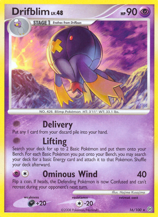 Drifblim (16/100) - Stormfront Pokémon Card