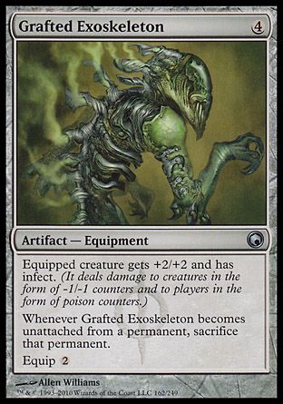 Grafted Exoskeleton (Scars of Mirrodin) Trading Card