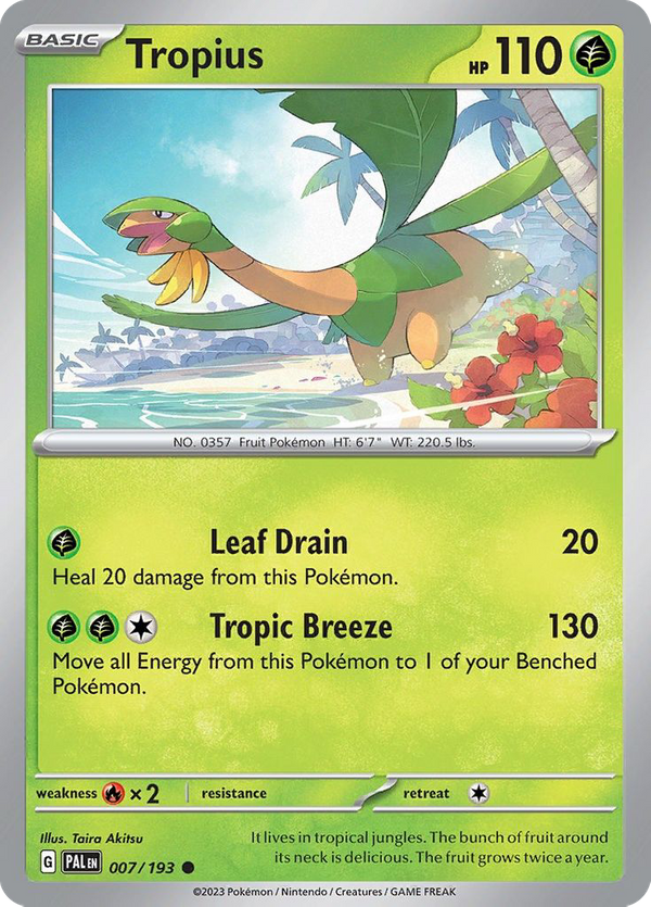 Tropius (7/193) - Paldea Evolved