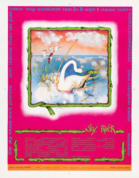 AOR-3.105 Sky River Festival 1969 Concert Poster