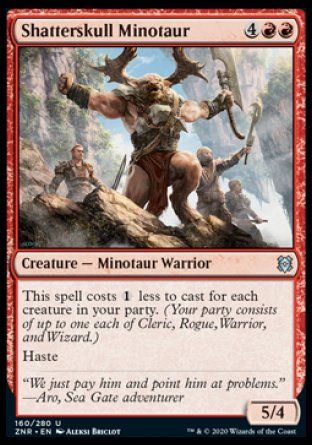 Shatterskull Minotaur (Zendikar Rising) Trading Card