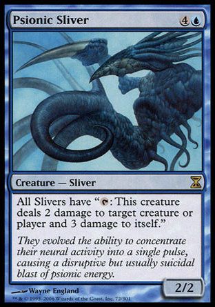 Psionic Sliver (Time Spiral) Trading Card