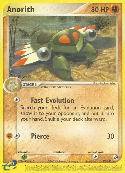 Claw Fossil Pokémon Card