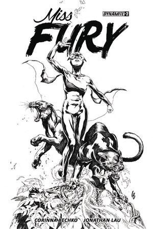 Miss Fury Vol 2 #2 (Cover C 15 Copy Lau B&w Cover)