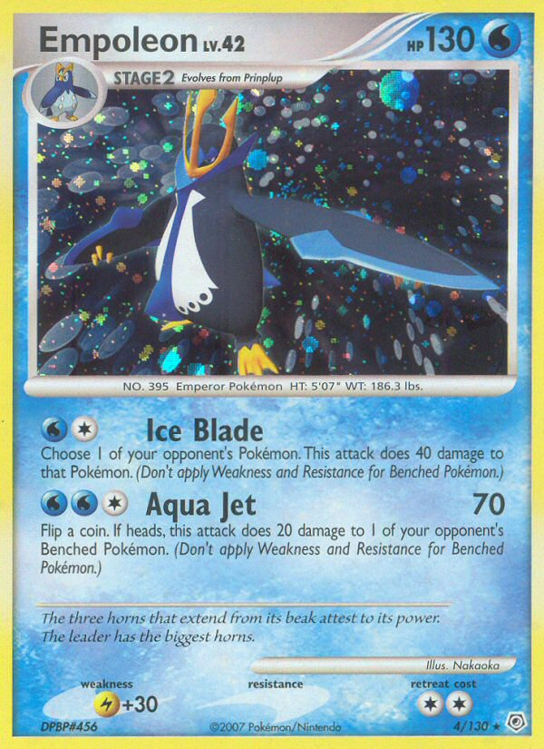 Empoleon (4/130) - Diamond & Pearl Pokémon Card