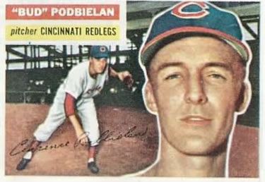 Bud Podbielan 1956 Topps #224 Sports Card