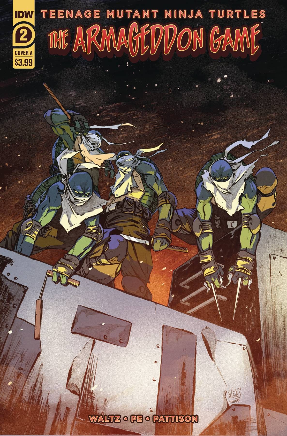 Teenage Mutant Ninja Turtles: The Armageddon Game #2 Comic