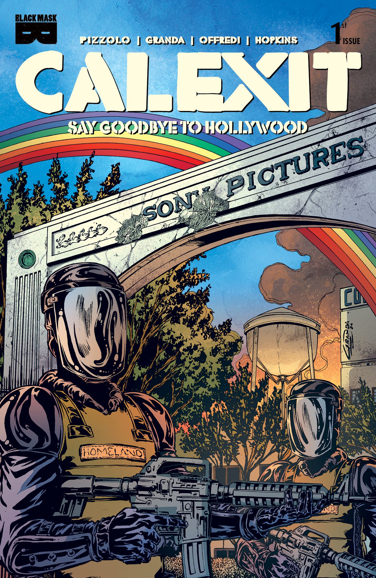 Calexit Say Goodbye To Hollywood #1 (Cvr E Inc 1:10 C Granda Culver Variant) Comic