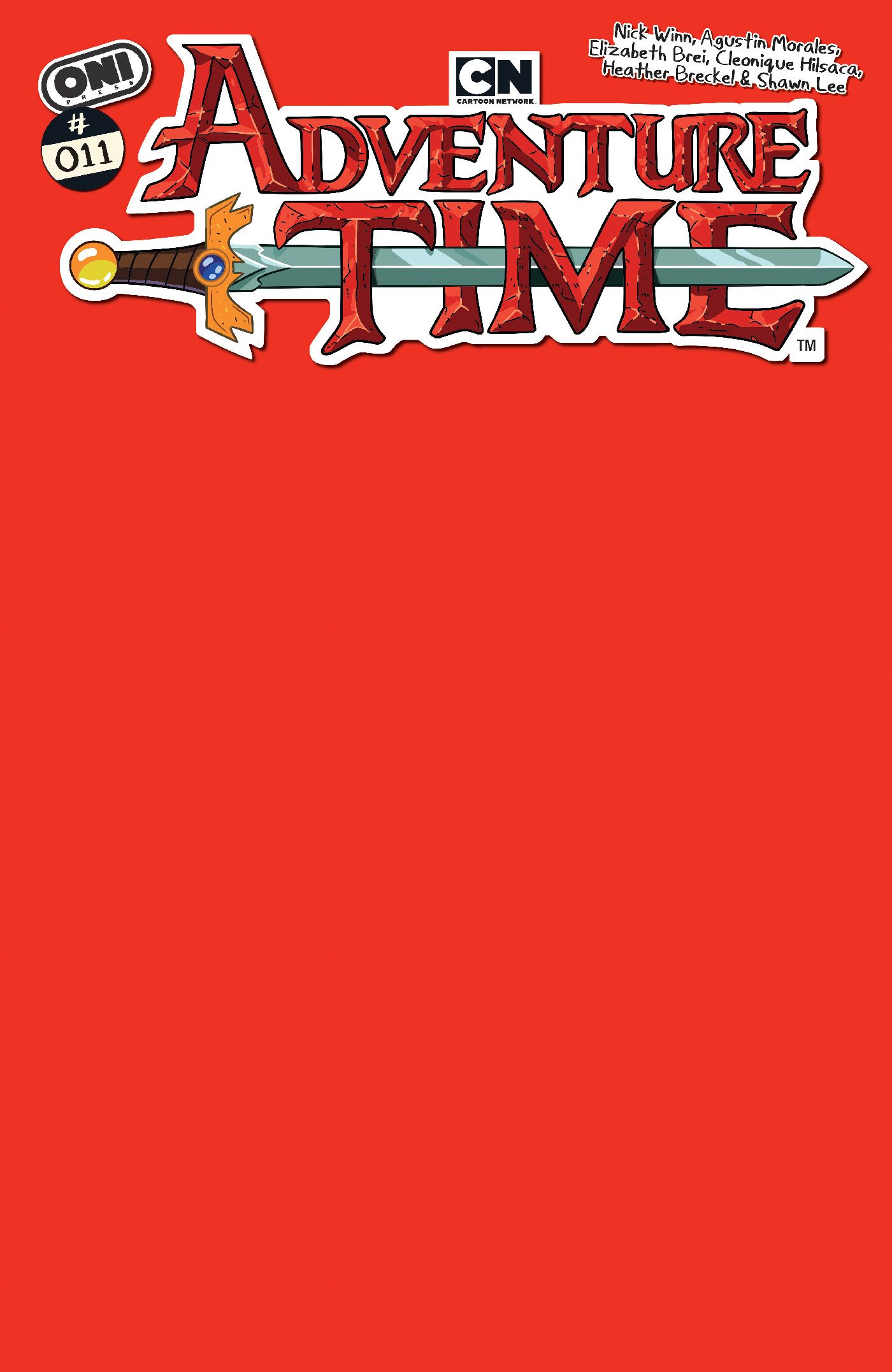 Adventure Time #11 (Cvr C Flame Princess Red Blank Sketch Variant) Comic