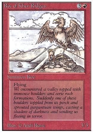 Roc of Kher Ridges (Unlimited) Trading Card