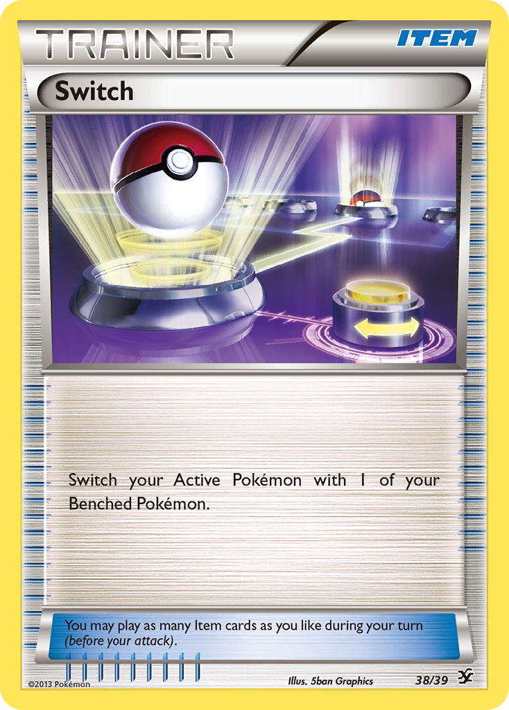 Switch (Trainer: Item) (38/39) - Kalos Starter Set Pokémon Card