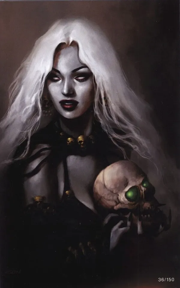 Lady Death: Chaos Rules #1 (Energy Arcane Virgin Art Edition)