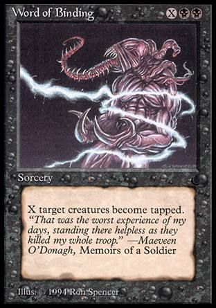 Word of Binding (The Dark) Trading Card