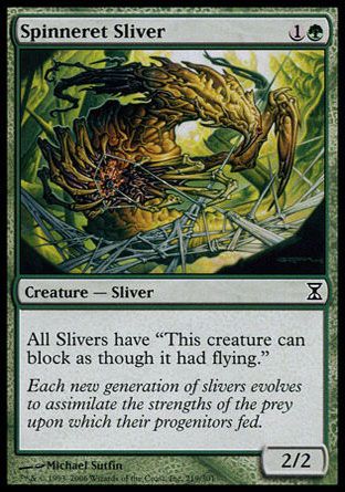 Spinneret Sliver (Time Spiral) Trading Card