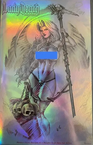Lady Death Masters #1 (David Harrigan)(Naughty Angel Holo Foil Mockup Edition)