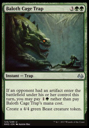 Baloth Cage Trap (Modern Masters 2017) Trading Card