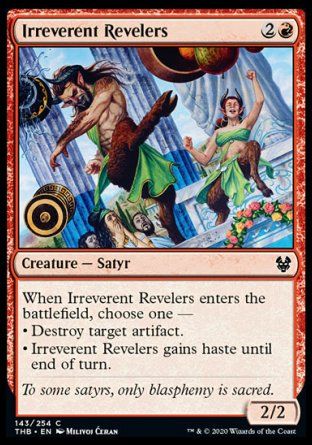 Irreverent Revelers (Theros Beyond Death) Trading Card