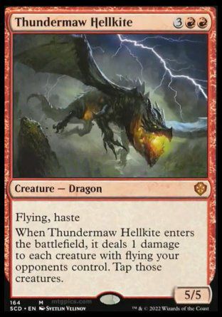 Thundermaw Hellkite (Starter Commander Decks) Trading Card