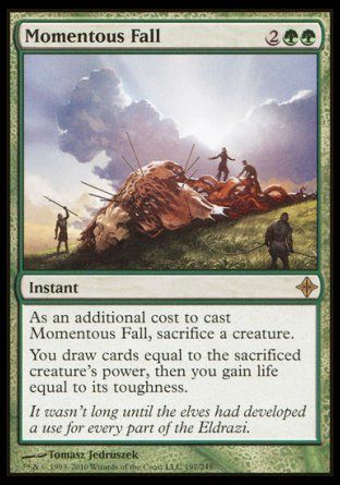 Momentous Fall (Rise of the Eldrazi) Trading Card