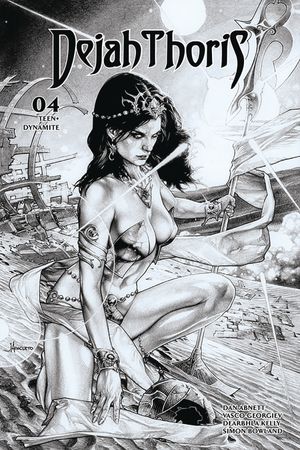 Dejah Thoris #4 (20 Copy Anacleto B&w Cover)