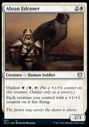 Abzan Falconer (Innistrad Midnight Hunt Commander Decks)