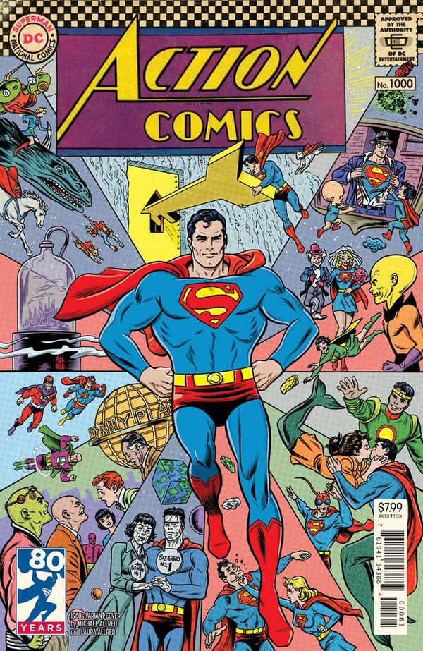 Action Comics #1000 (1960's Variant Cover)