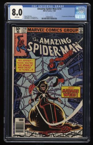 アメコミリーフ Amazing Spider-Man #210 CGC 8.5-