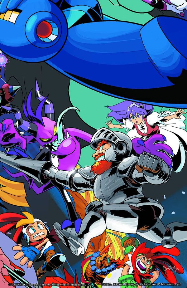 Mega Man #51 (Epic Connecting Poster Pt 8 Variant)