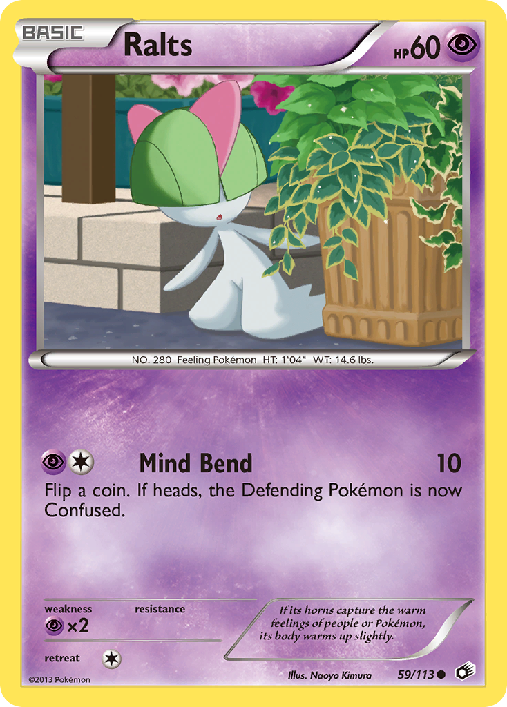 Ralts (59/113) - Legendary Treasures Pokémon Card