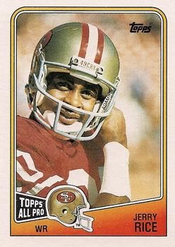 Jerry Rice 1988 Topps #43 Sports Card