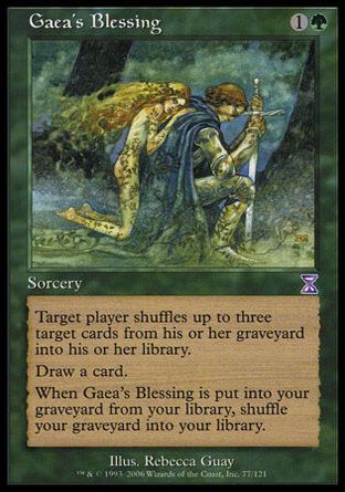 Gaea's Blessing (Time Spiral) Trading Card