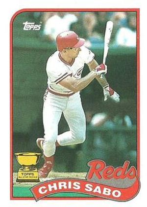 Chris Sabo 1989 Topps #490