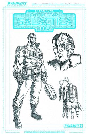 Steampunk Bsg 1880 #4 (10 Copy Concept Art Incv)