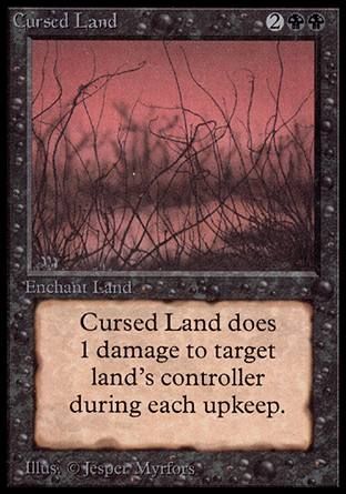 Cursed Land (Alpha) Trading Card