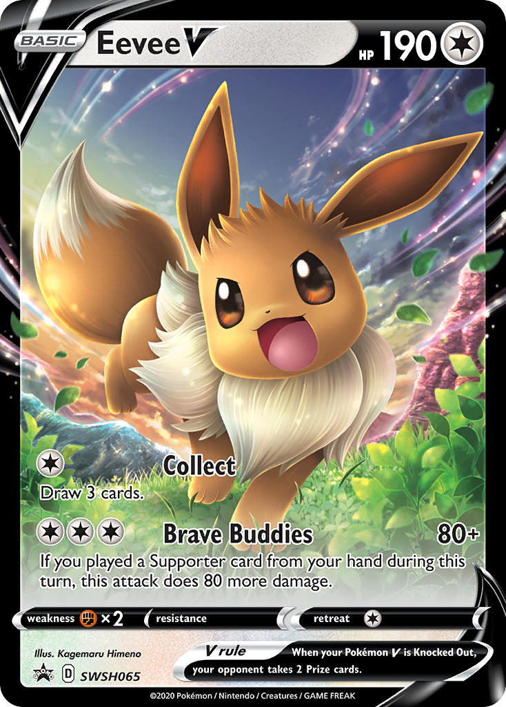 Eevee V (SWSH065) - SWSH Black Star Promos Pokémon Card