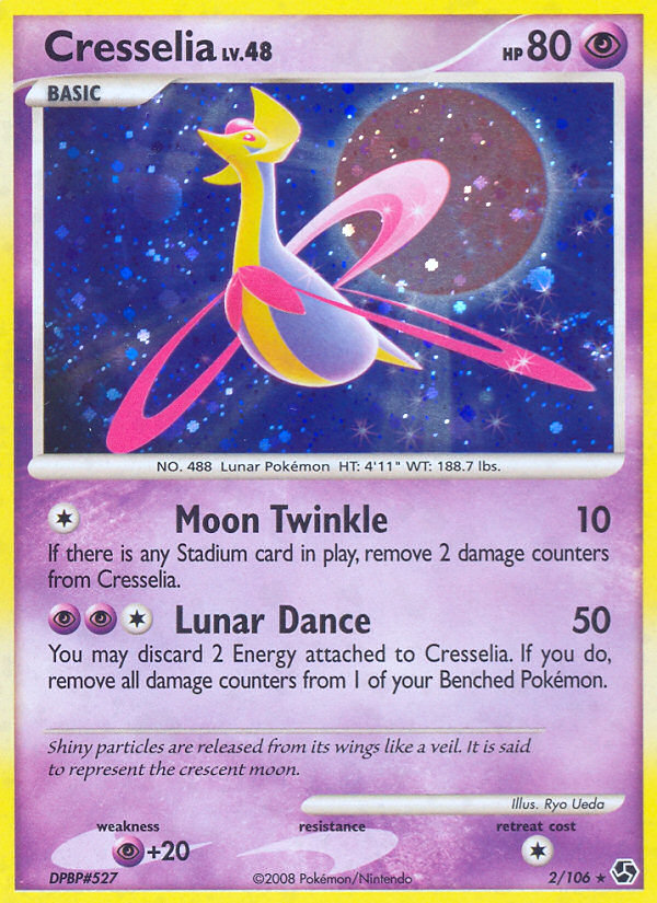 Cresselia (2/106) - Great Encounters Pokémon Card