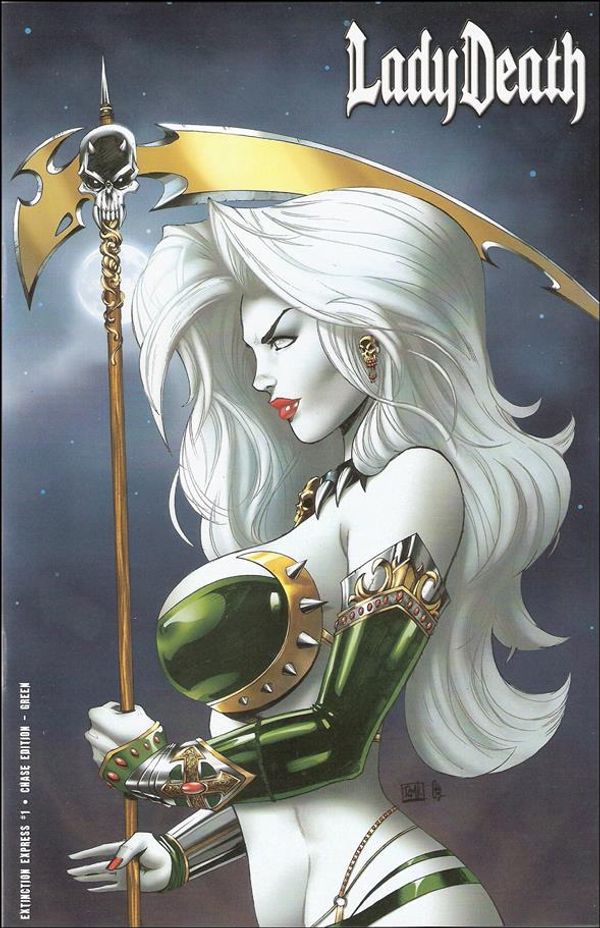Lady Death: Extinction Express #1 (Green Chase Edition)