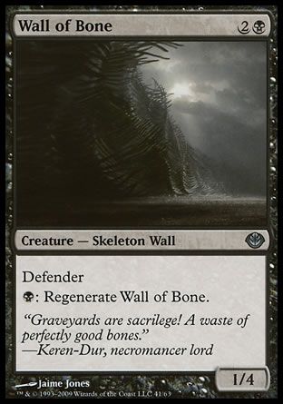 Wall of Bone (Garruk vs. Liliana) Trading Card