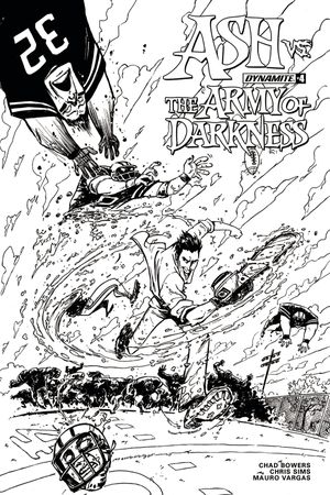 Ash vs The Army of Darkness #4 (Cover D 10 Copy Vargas B&w Inc)