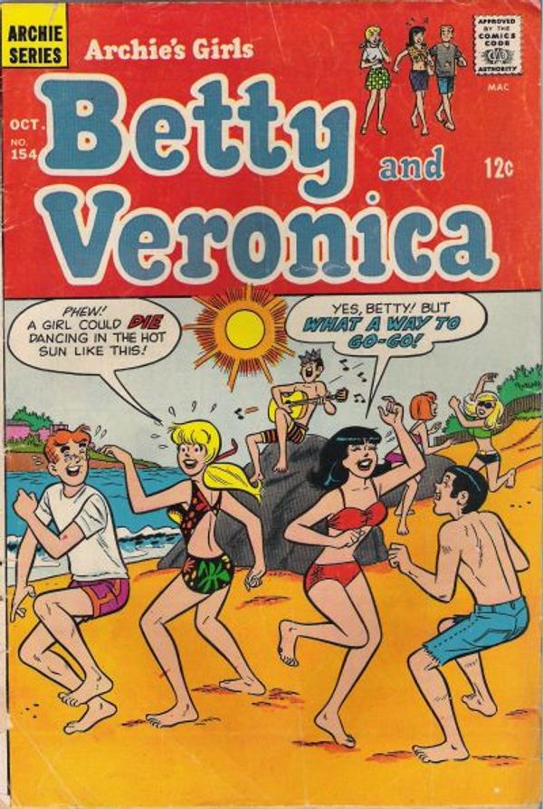 Archie's Girls Betty and Veronica #154