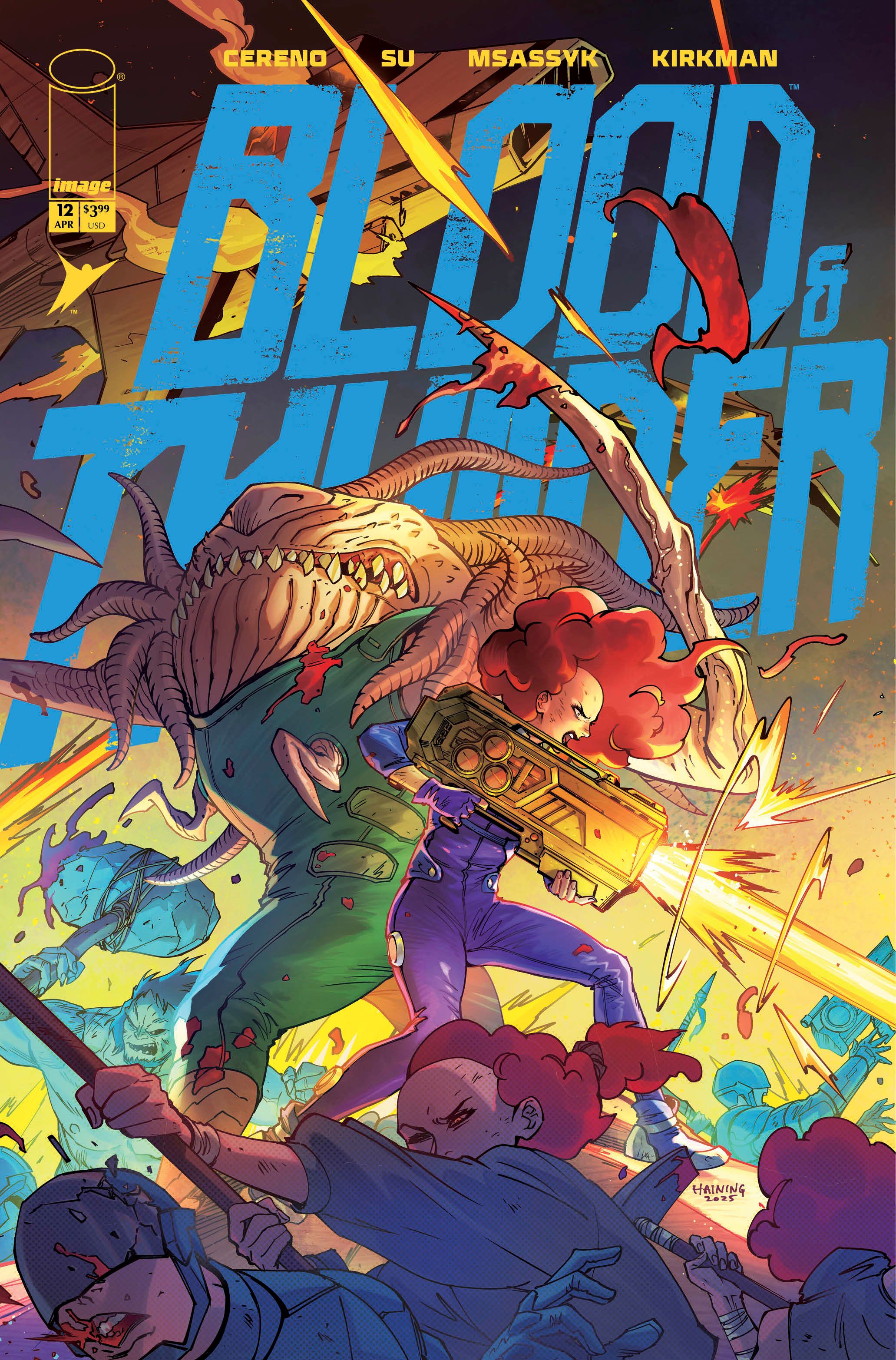 Blood & Thunder #12 (Cvr C Inc 1:10 Haining Variant) Comic