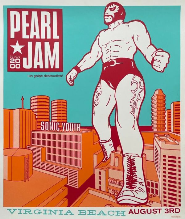 Pearl Jam & Sonic Youth Virginia Beach Amphitheater 2000