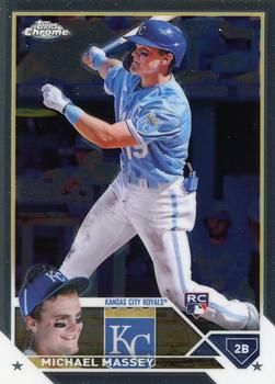 Michael Massey 2023 Topps Chrome Baseball #42 Sports Card