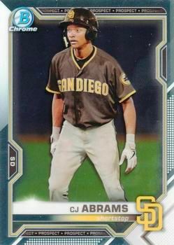 CJ Abrams 2021 Bowman Chrome - Prospects Baseball #BCP-227 Sports Card