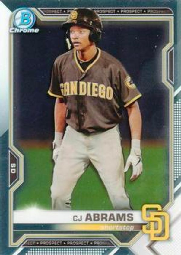 CJ Abrams 2021 Bowman Chrome - Prospects Baseball #BCP-227