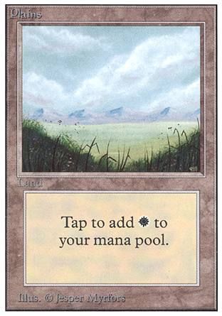 Plains (No Tress) (Unlimited) Trading Card