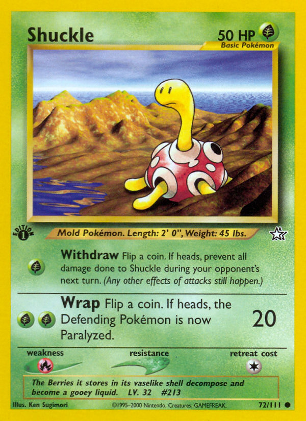 Shuckle (72/111) - Neo Genesis